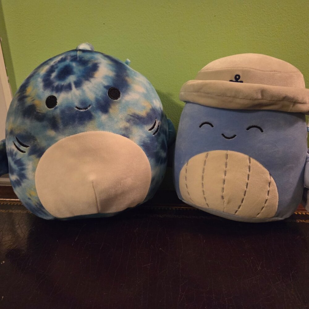 Pair of Samir Squishmallows, one NWT